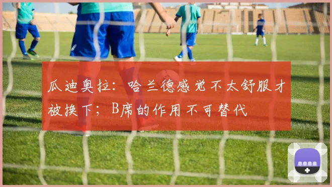 瓜迪奥拉：哈兰德感觉不太舒服才被换下；B席的作用不可替代